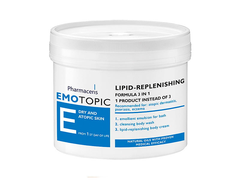 Pharmaceris E Emotopic Solutie intensiv hidratanta pentru corp impotriva dermatitei atopice, psoriazisului 3 in 1 500ml