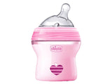 Детская бутылочка Chicco STEP UP GIRL 150 мл, наклонная силиконовая соска, нормальный поток, от 0 месяцев 