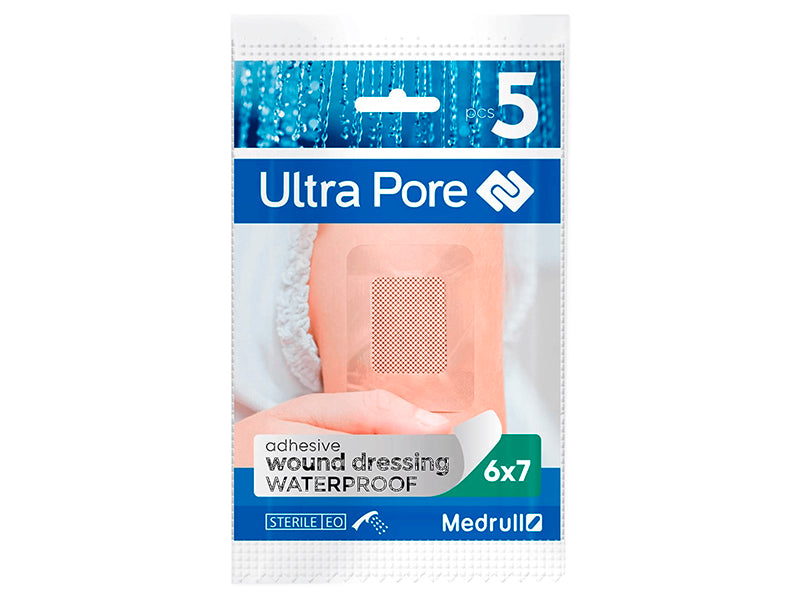 Pansament adeziv Medrull Ultra Pore steril, impermiabil 6cmx7cm