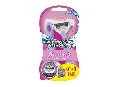 Wilkinson Sword Xtreme3 Beauty My Intuition Pachet (3+1 Gratis) aparate de ras de unica folosinta cu 3 lame