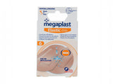 Megaplast Эластичная текстильная накладка на колени, локти 7х4,8см бежевая