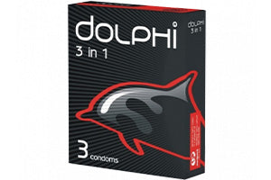 Dolphi Prezervative 3in1