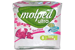 Molped Absorbante Ultra Long Wings Deo Floral