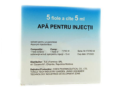 Apa p/u injectii sol.inj. 5ml
