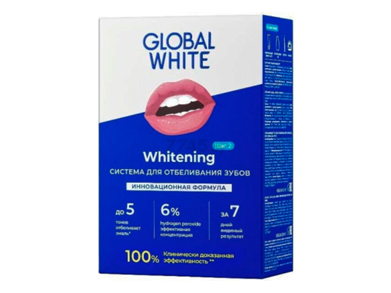 Система для отбеливания зубов Global White 6% 15мл