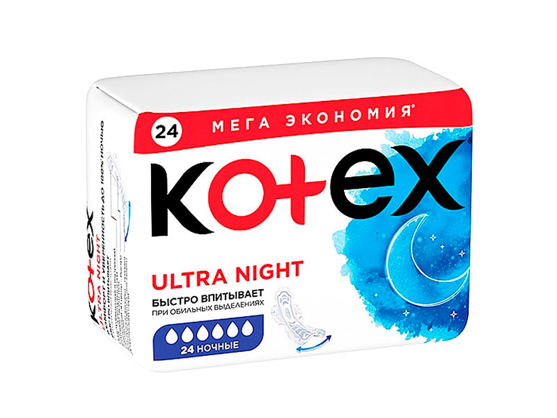 Kotex ultra night absorbante