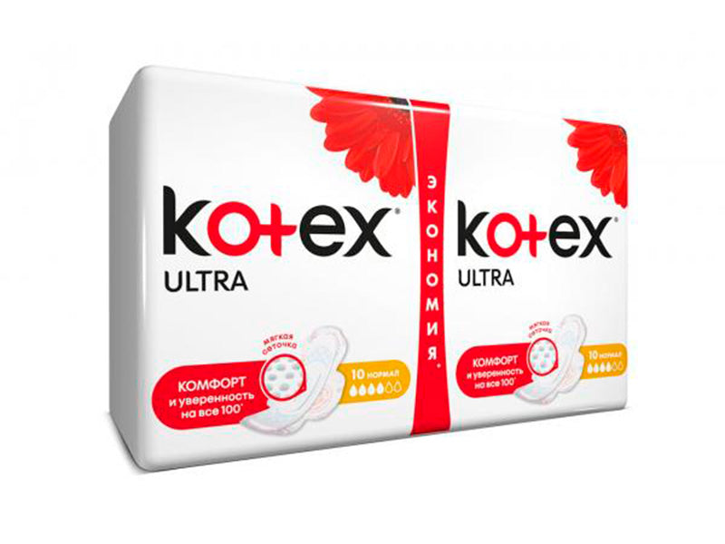 Kotex Absorbante Ultra Soft Normal duo