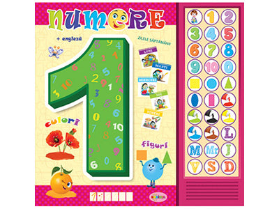 Carte cu sunete Numere+Engleza