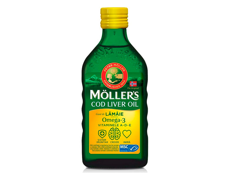 Moller's Cod Liver Oil Омега-3 сироп Lamie 250мл