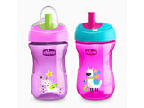 Кружка Chicco новая Easy Cup 12M+ Девушка