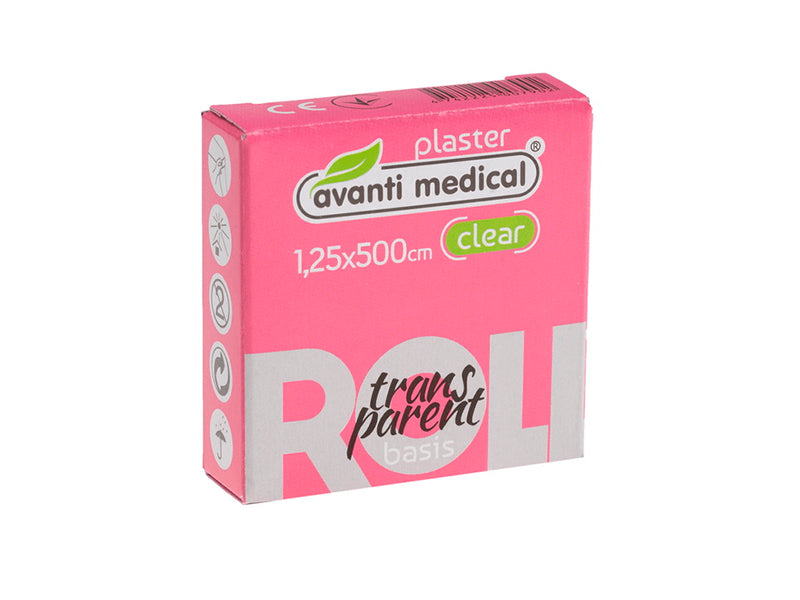 Emplastru Avanti Medical 1.25cm x 5m Transparent