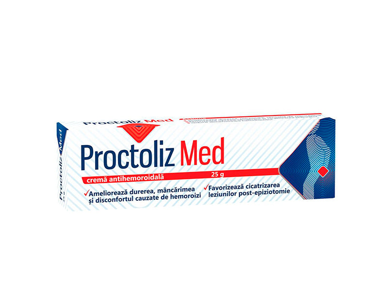 Proctoliz Med crema antihemoroidala 25g