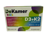 Dekamer Kids D3+K2 (800 МЕ + 55 мкг), с 3 лет, ородиспергируемые таблетки