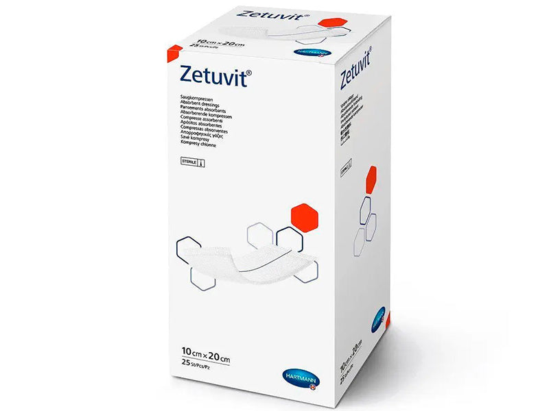 Hartmann Zetuvit Comprese cu fulgi de celuloza p/u plagi intens exsudative 10x20cm 4137028