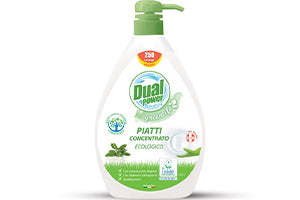 Dual Power Gel pt spalat vase cu dozator Green Life 1L
