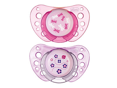 Chicco suzeta Physio Air Pink latex 0-6M, 2buc 7502011