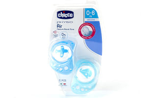 Chicco suzeta Physio Air Blue silicon  0-6M