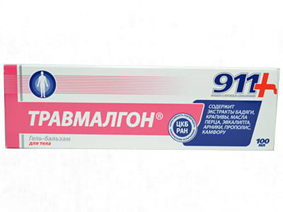 911 Travmalgon Gel corp 100ml