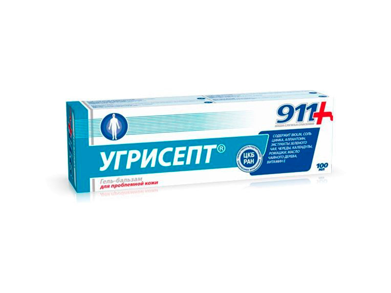 911 Ugrisept Gel antiacneic 100ml