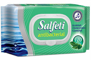 Servetele umede antibact. cu capac N120 (Salfeti)