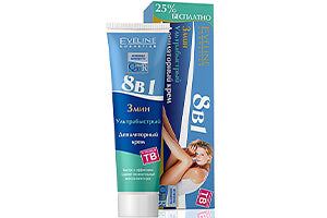 Eveline crema p/depilare 8/1 R+Q10 125gr