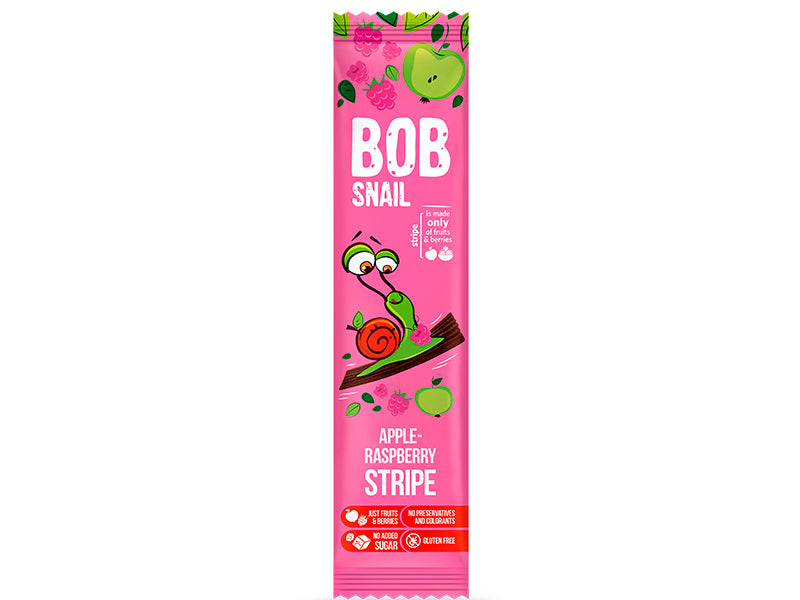 Bomboane mere-zmeura Bob Snail 14gr