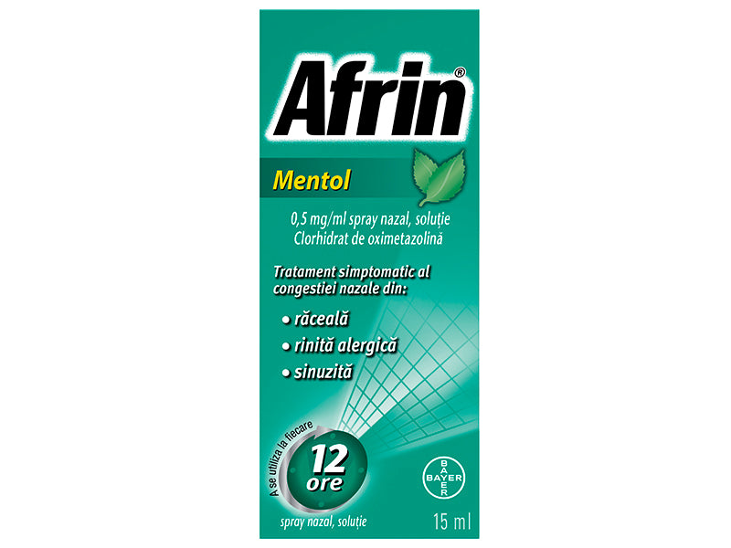 Afrin Mentol 0.5mg/ml spray 15ml