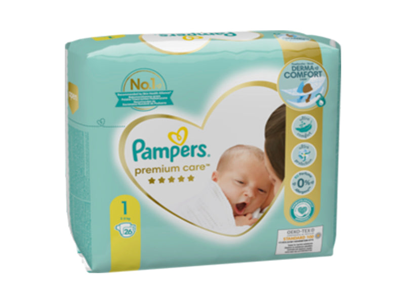 Pampers scutece 1 Premium Care