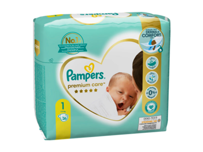 Pampers 1 Premium Care Newborn 2-5кг N26
