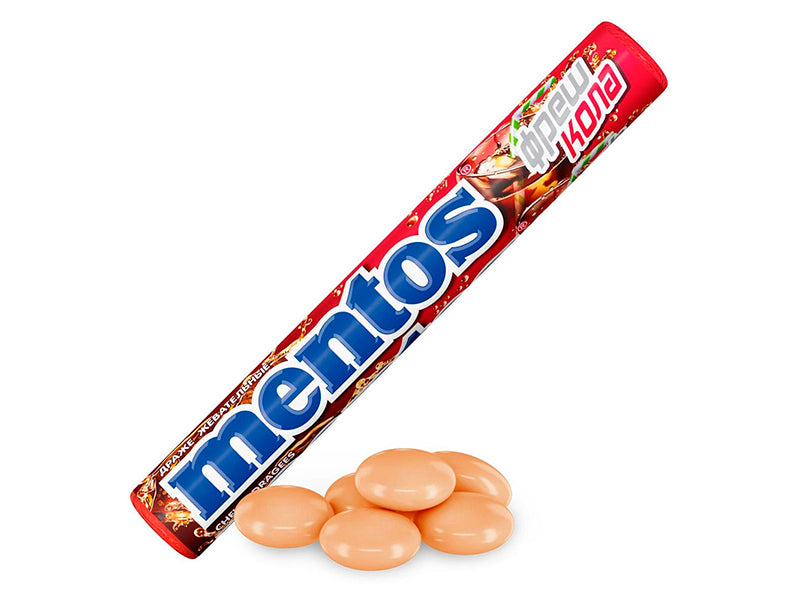 Mentos drops fresh cola