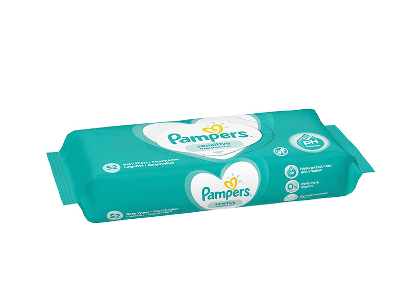 Pampers Serv. umede Sensitive N52