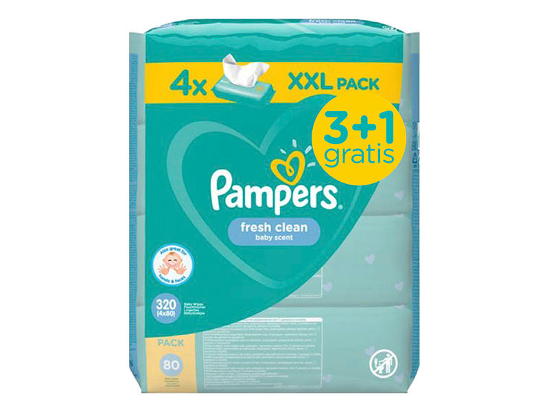 Pampers Servetele umede 4X pack