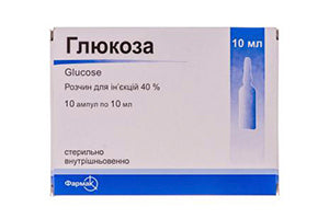 Glucoza 40% sol.inj. 10ml