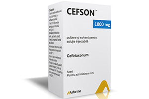 Cefson 1000mg pulb.+solv. 3.5ml sol. inj