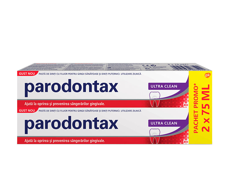 Parodontax Pasta de dinti Ultra Clean 75ml duo pack