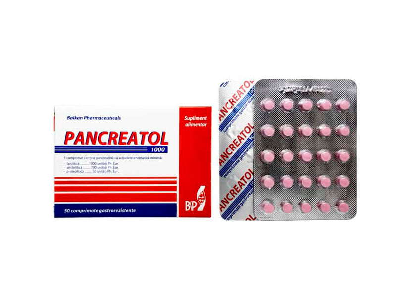 Панкреатол-ВР 1000 МЕ комп. (Панкреатин)