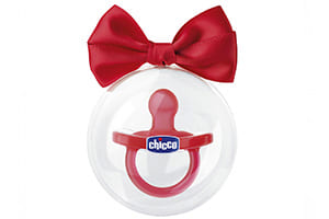 Chicco suzeta totala din silicon Rosie editia Craciun 0-6M