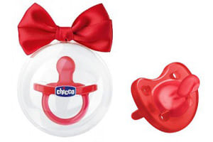 Chicco suzeta totala din silicon Rosie editia Craciun 6-16M