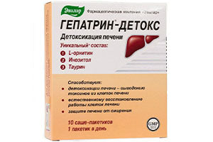 Evalar Hepatrin-Detox pachetele