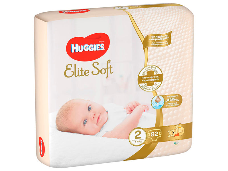 Huggies 2 Elite Soft 4-7 кг № 82
