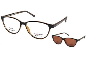 Rama optica Polar 404 col. 428 CLIP-ON, din Acetat, p/u femei