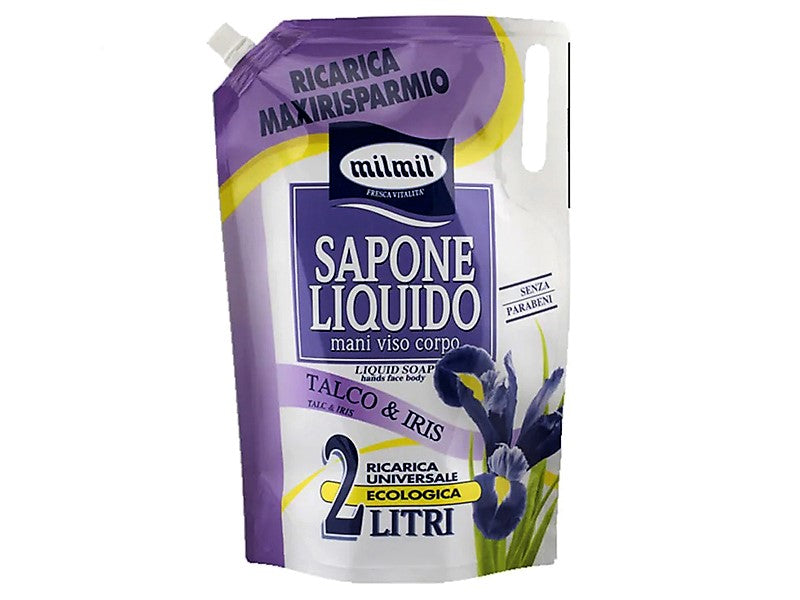Mil Mil Sapun lichid Talc Iris 2L Rezerva