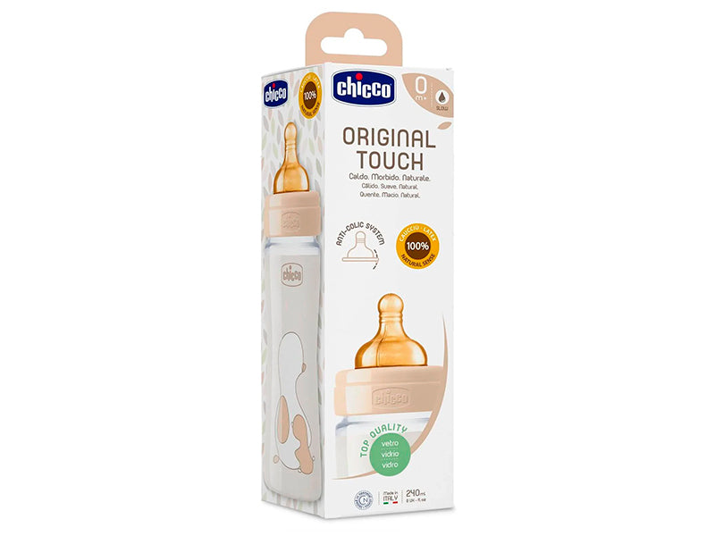 Chicco Biberon Original Touch sticla new- tetina din latex Unisex 240ml