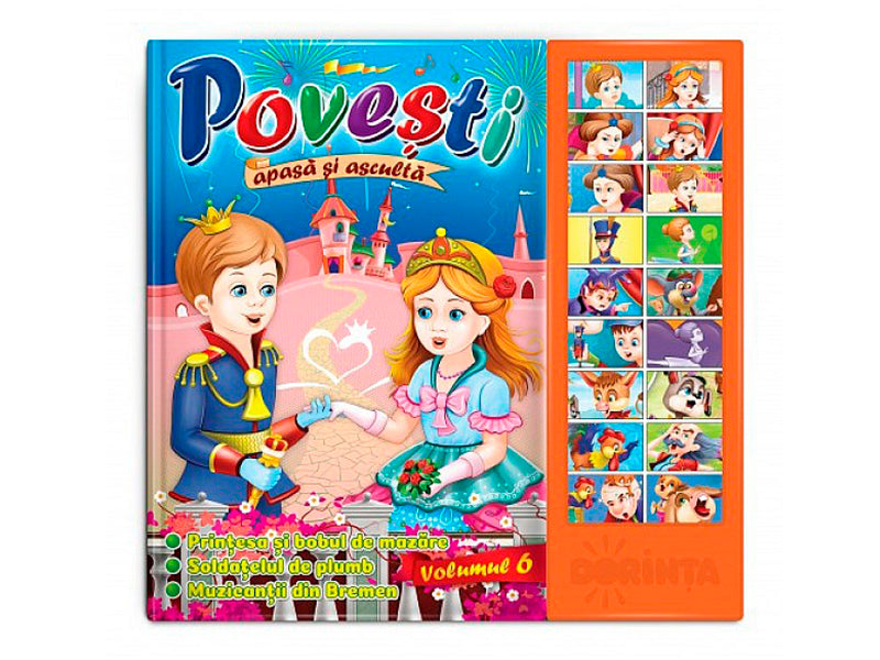 Carte Povesti vol.6 Bobul de mazare