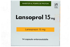 Lansoprol 15mg caps.gastr. cu micropelete