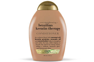 OGX Balsam-conditioner p/u indreptare Keratina Braziliana 385ml