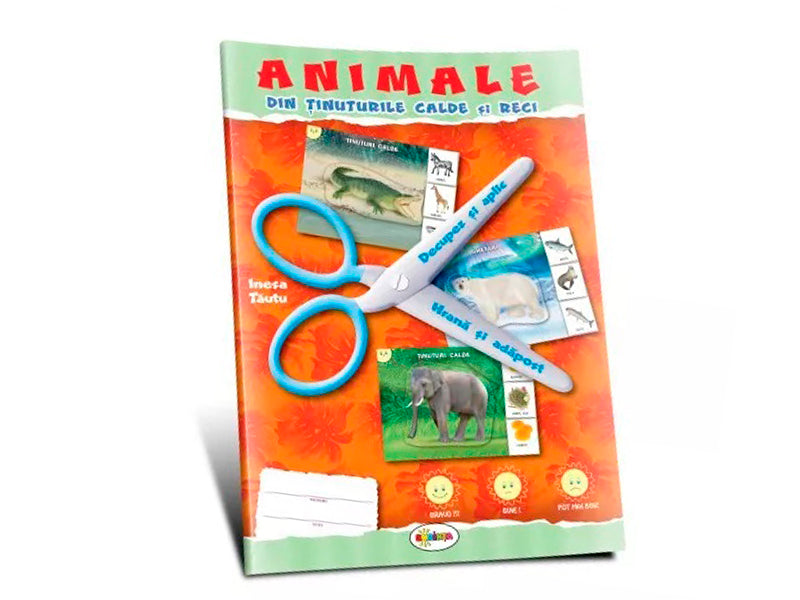 Carte Mapa animale din tinuturi calde si reci