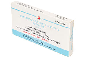 Gentamicin 80mg/2ml sol.inj.