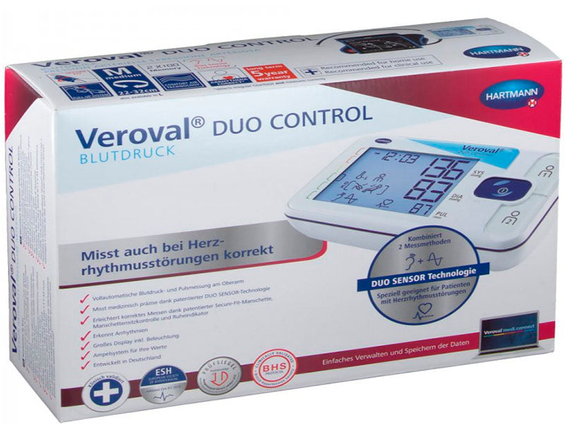 Hartmann Veroval Duo-control tensiometru automat cu dubla determinare M