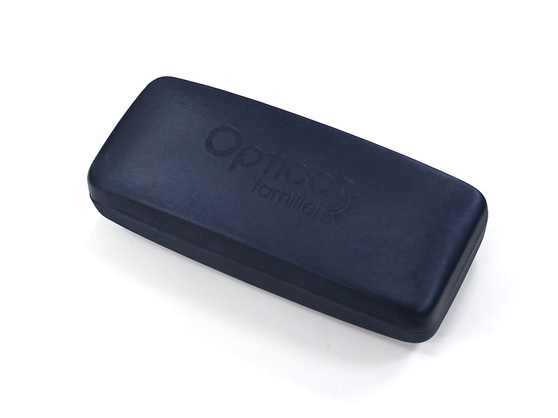 Husa p/u ochelari VCS76193 din metal culoare albastra L41